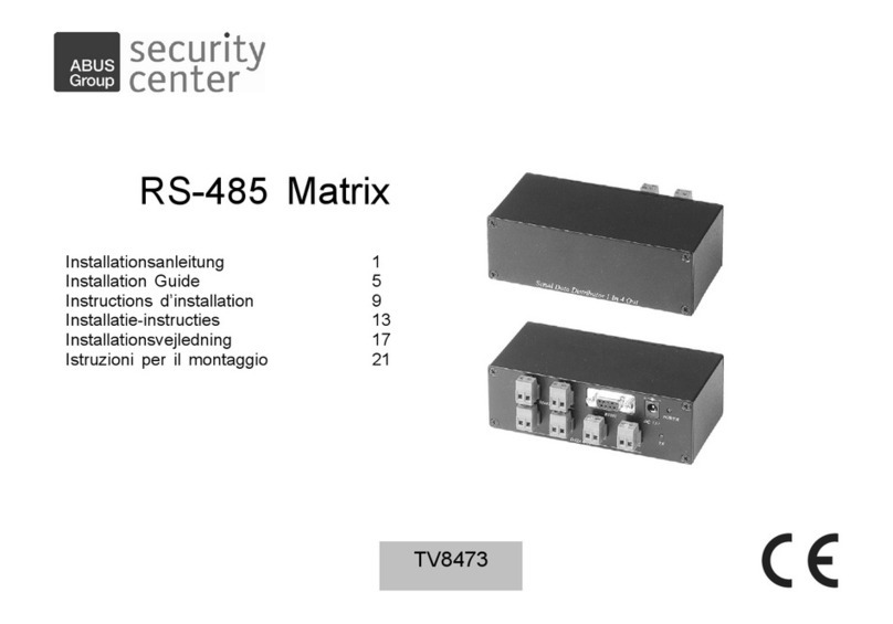 Abus RS-485 User manual
