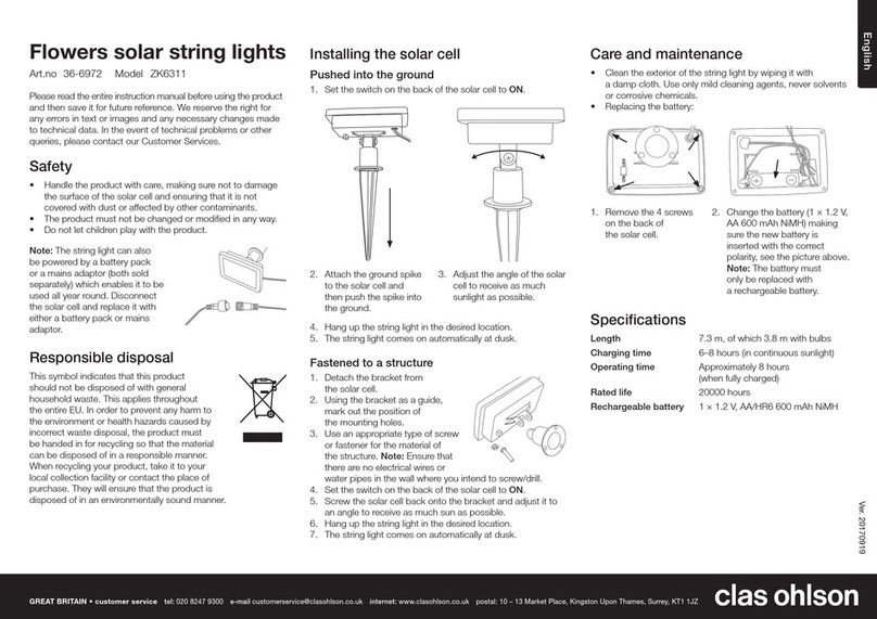 Clas Ohlson ZK6311 manual