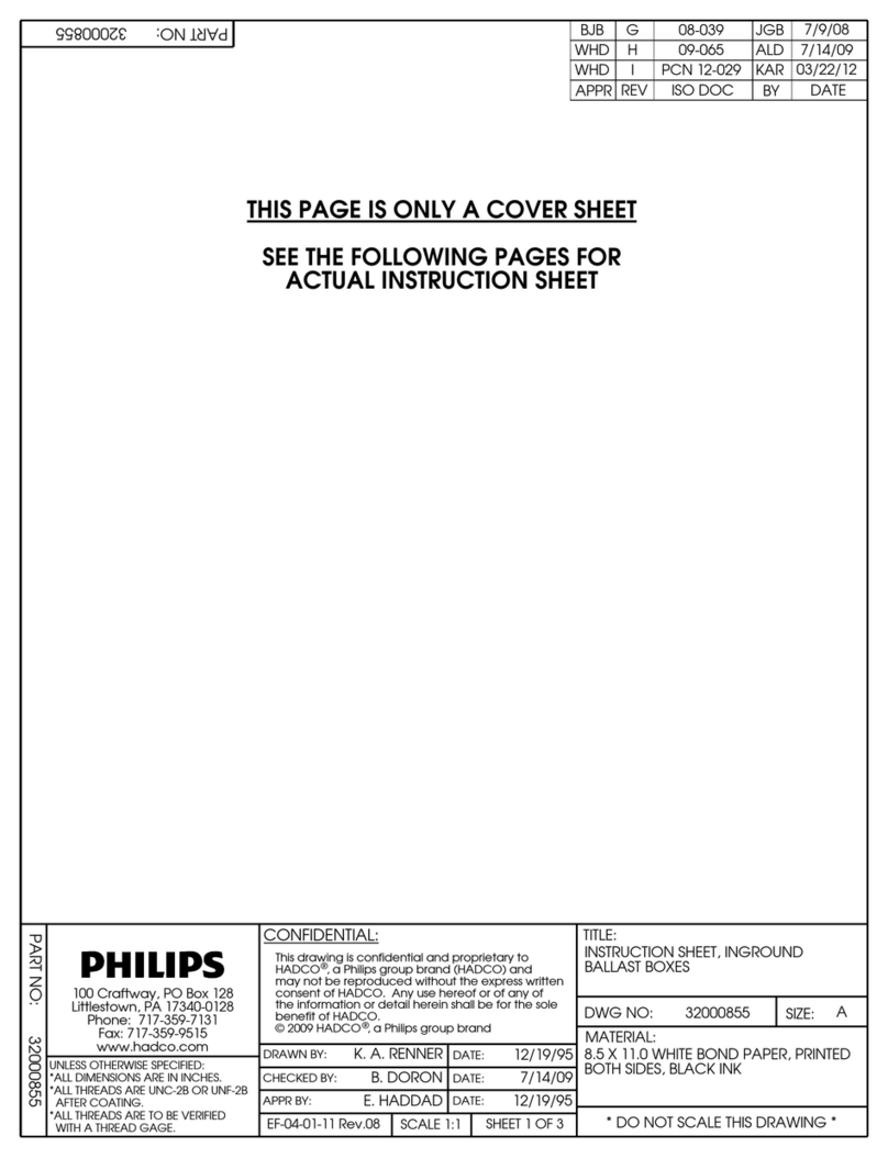 Philips IBM Series installation instructions