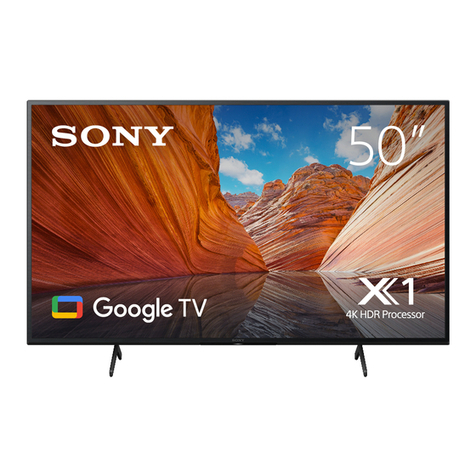 Sony BRAVIA KD-75X8 J Series reference guide
