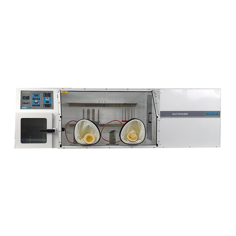 Shel lab BACTRON300 Installation and operation manual