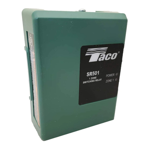Taco SR501-4 User manual