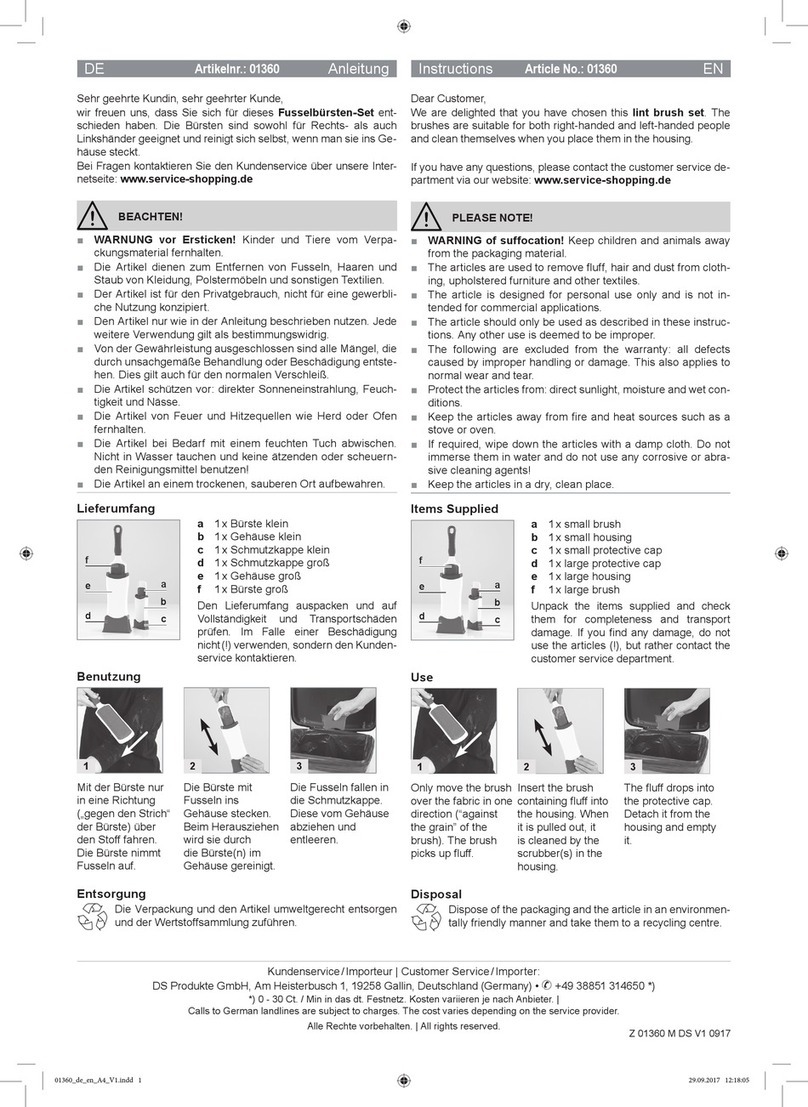 DS Produkte 01360 User manual