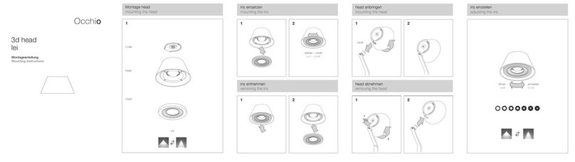 Occhio 3d head lei User manual