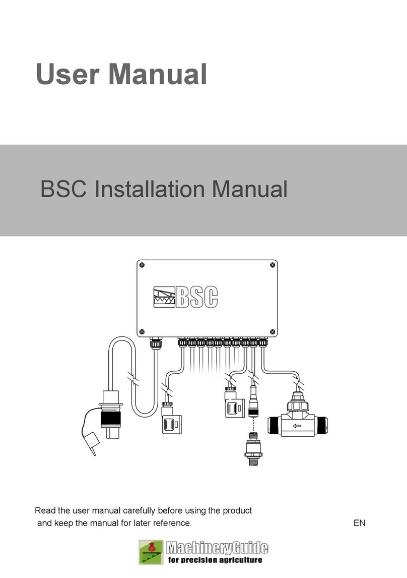 MachineryGuide BSC User manual