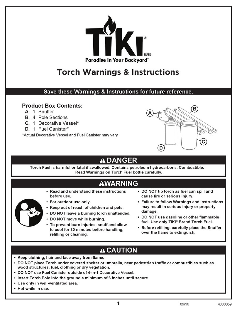 tiki Cabos User manual