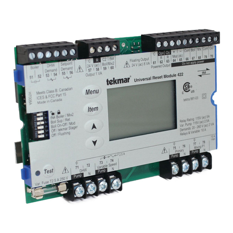 Tekmar Universal Reset Module 422 Data brochure