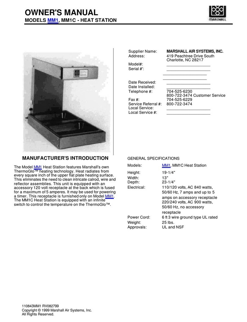 Marshall Amplification MM1 User manual Marshall Amplification MM1 User manual