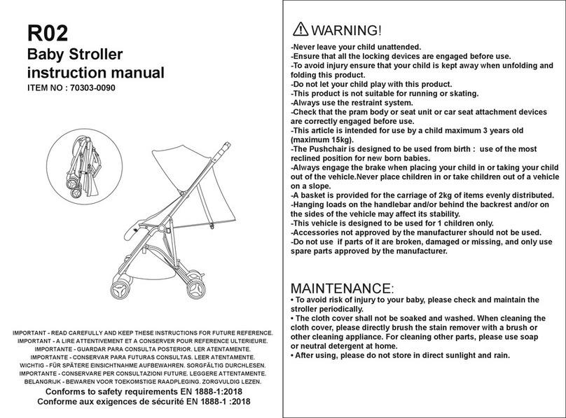 VERTBAUDET Easycity R02 User manual VERTBAUDET Easycity R02 User manual