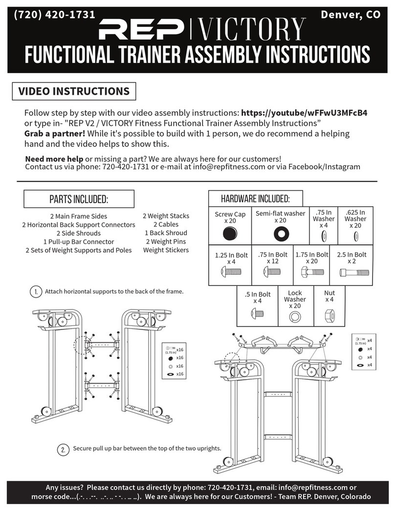 Denver REP V2 VICTORY Assembly instructions