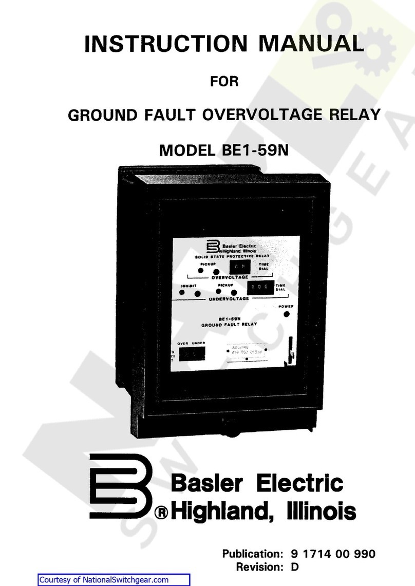 Basler BE1-59N User manual
