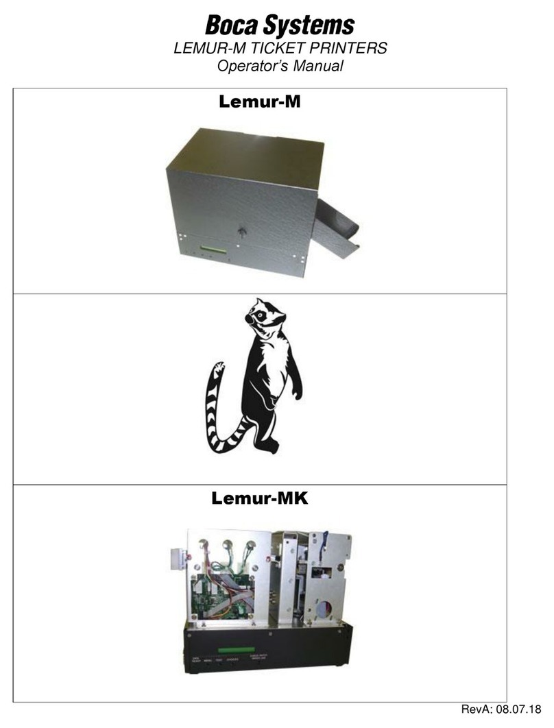 Boca Systems LEMUR-M User manual