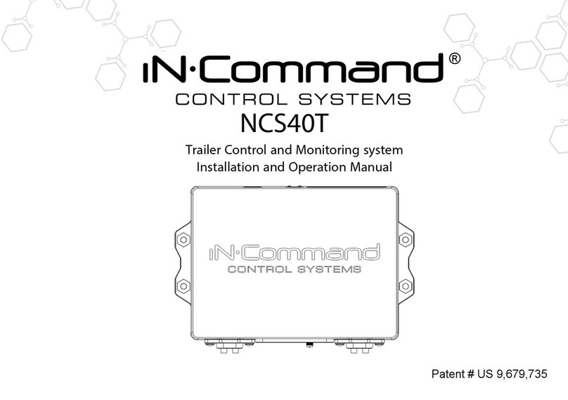 IN-COMMAND NCS40T Installation and operation manual
