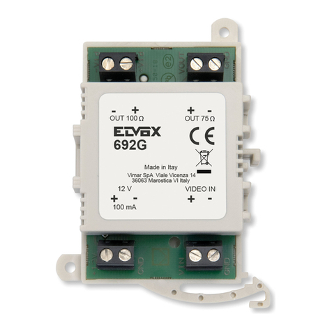 Vimar ELVOX 692G User manual