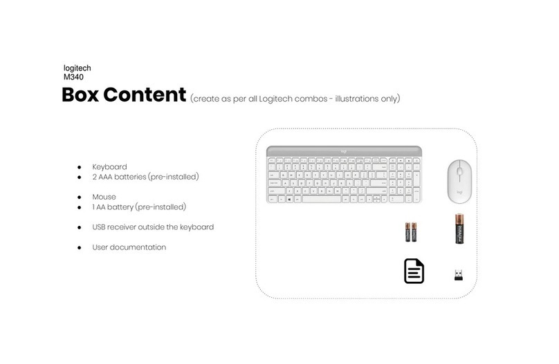 Logitech M340 User manual