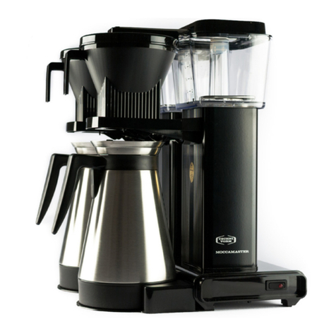 Technivorm MOCCAMASTER KBGT 20 User manual