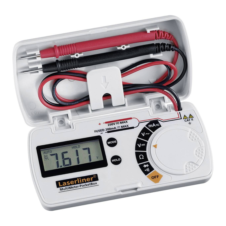 LaserLiner MultiMeter-PocketBox User manual