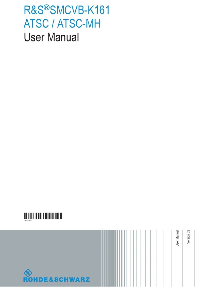 R&S SMCVB-K161 user manual