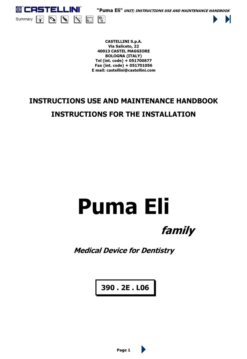 Castellini Puma Eli Series Instructions use and maintenance handbook