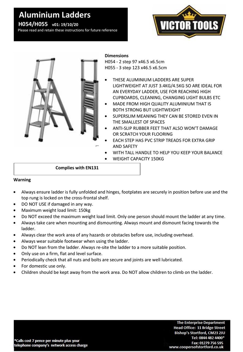 Victor Tools H054 Instructions for use
