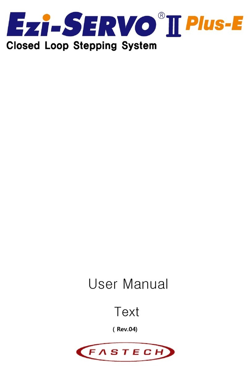 Fastech Ezi-Servo II Plus-E 20 Series user manual