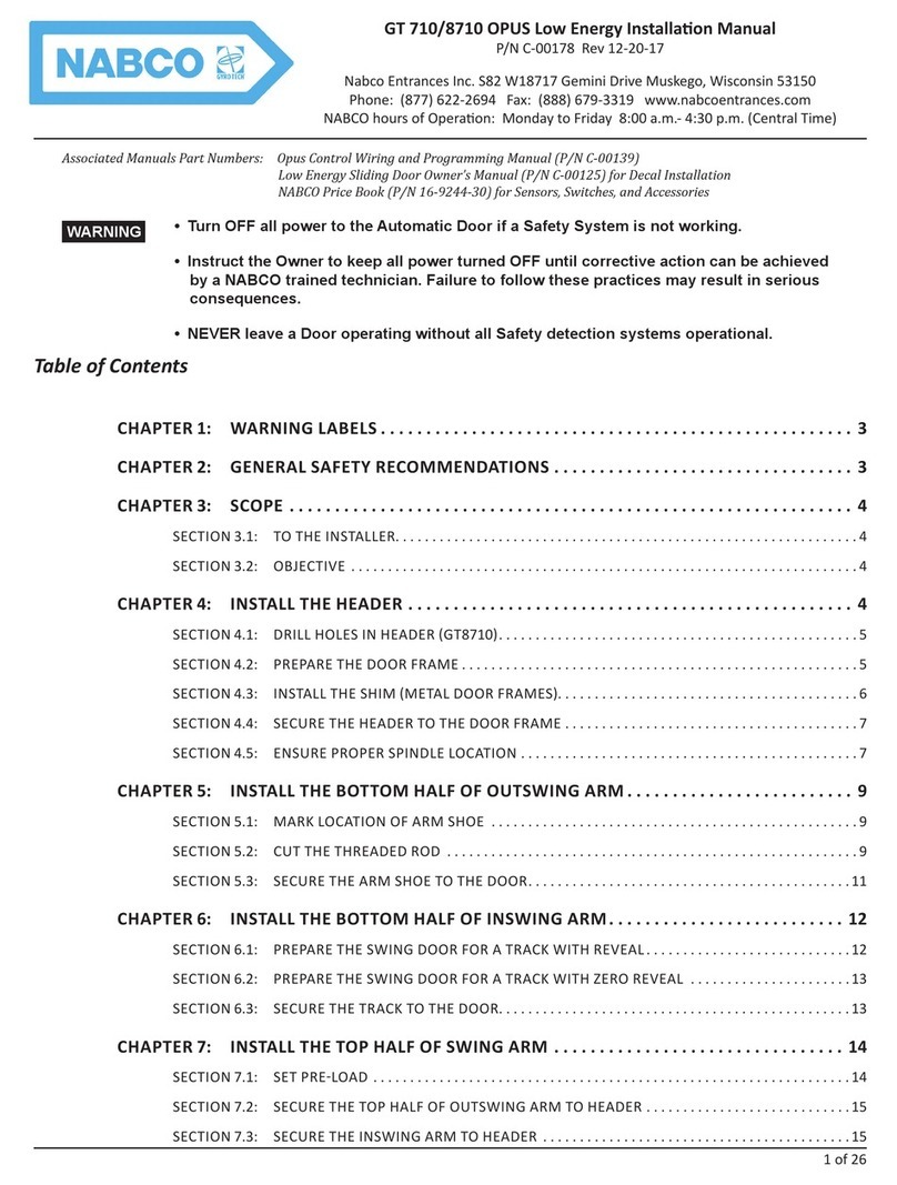 Nabco GT-710 User manual
