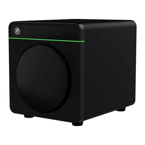 Mackie CR8S-X BT quick start guide