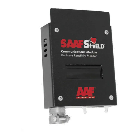 AAF SAAFShield Installation, operation and maintenance instructions