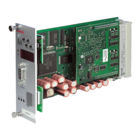 Bosch Rexroth VT-VSPD Series Installation and operation