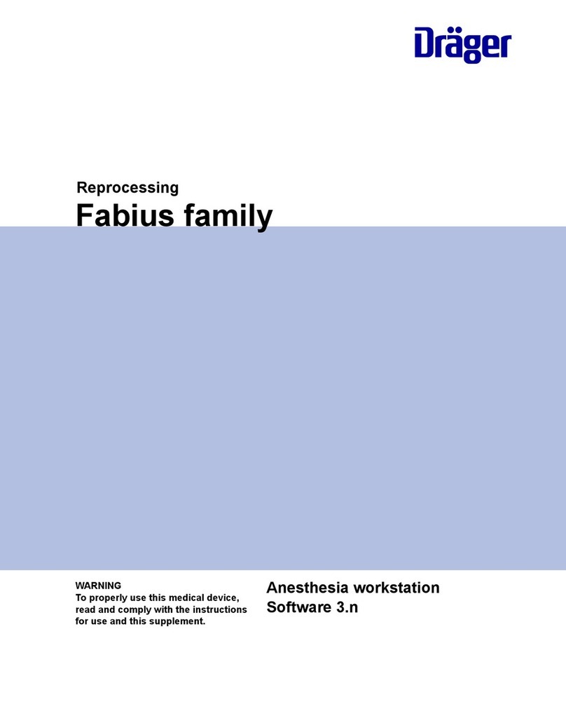 Dräger Fabius GS SW 3.n User manual