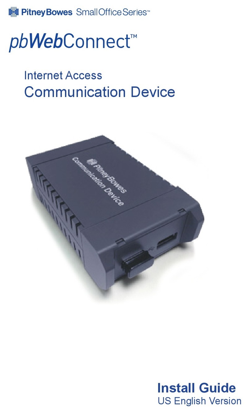 Pitney Bowes Small Office Series install guide
