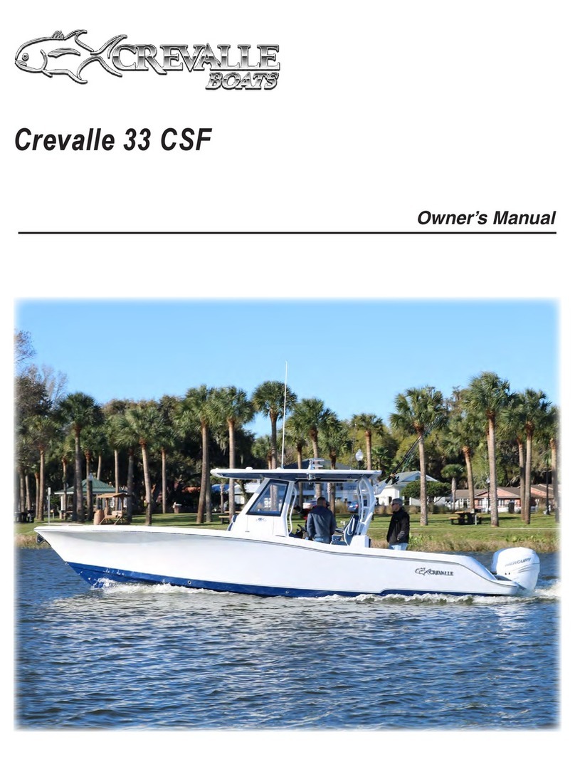 Crevalle Boats 33 CSF owner's manual
