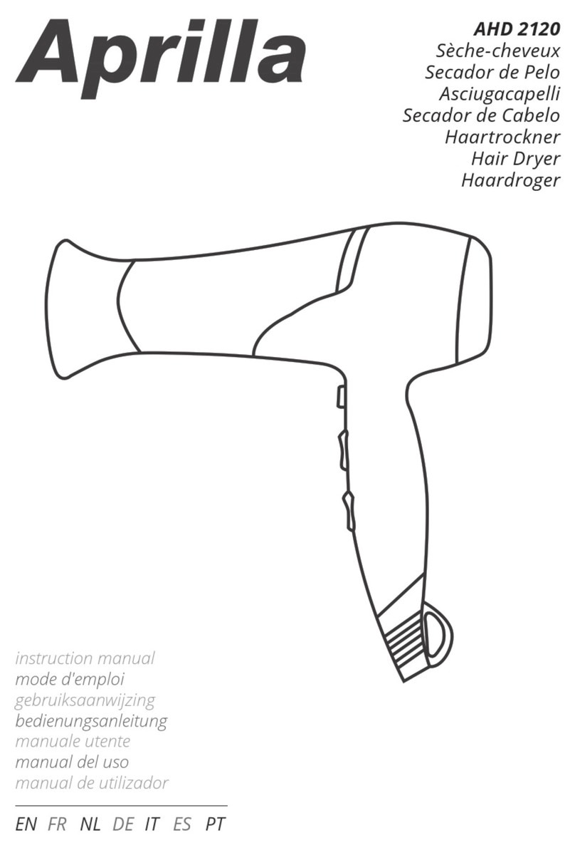 APRILIA AHD 2120 instruction manual
