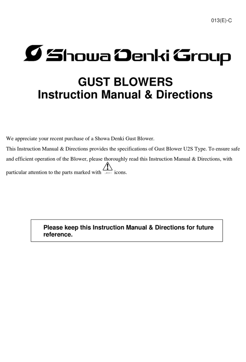 Showa Denki U2S Series Instruction Manual & Directions