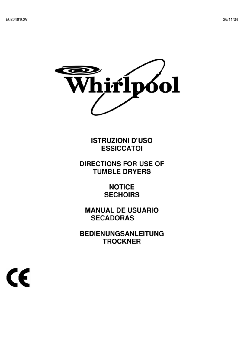 Whirlpool AGB 280/WP Directions for use