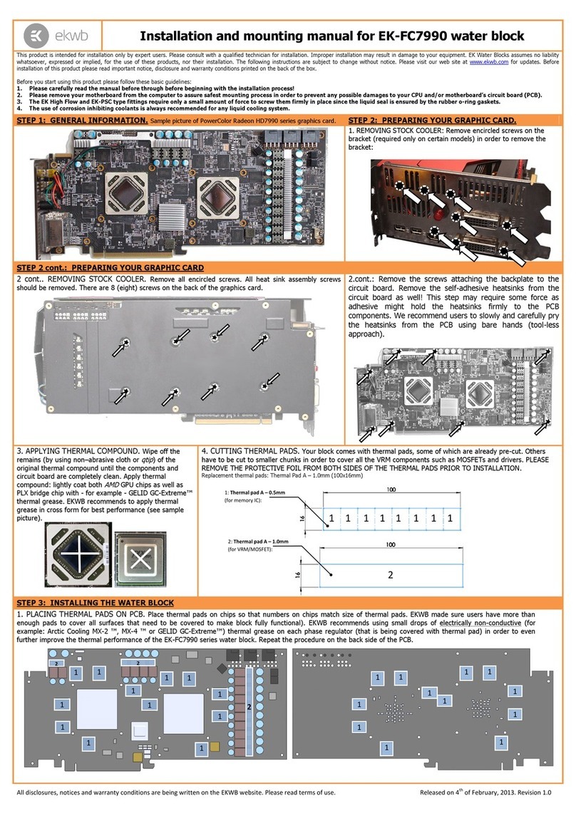 ekwb EK-FC7990 Manual