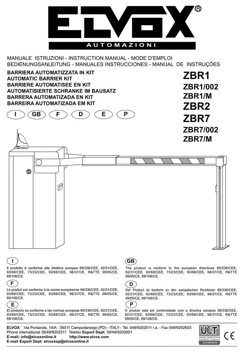 Elvox ZBR1 Series User manual