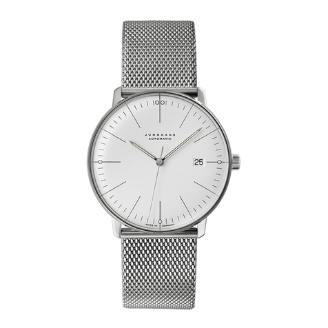 Junghans Max Bill Instructions for use
