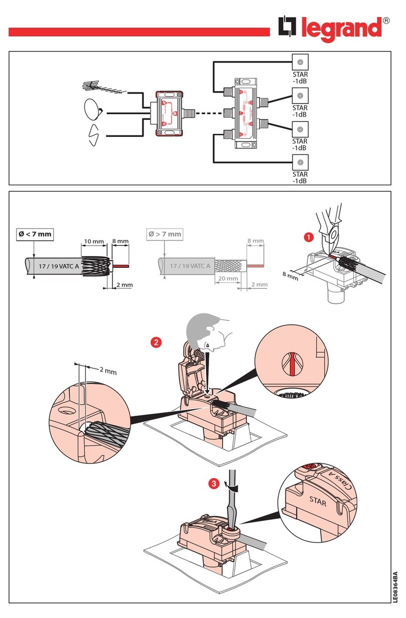 LEGRAND 0 861 40 User manual