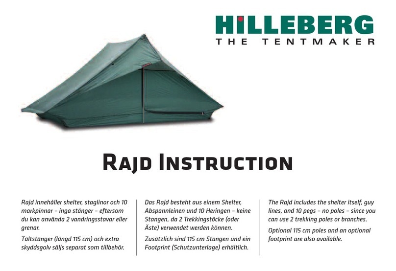 Hilleberg Rajd Instruction
