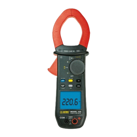 AEMC 405 User manual