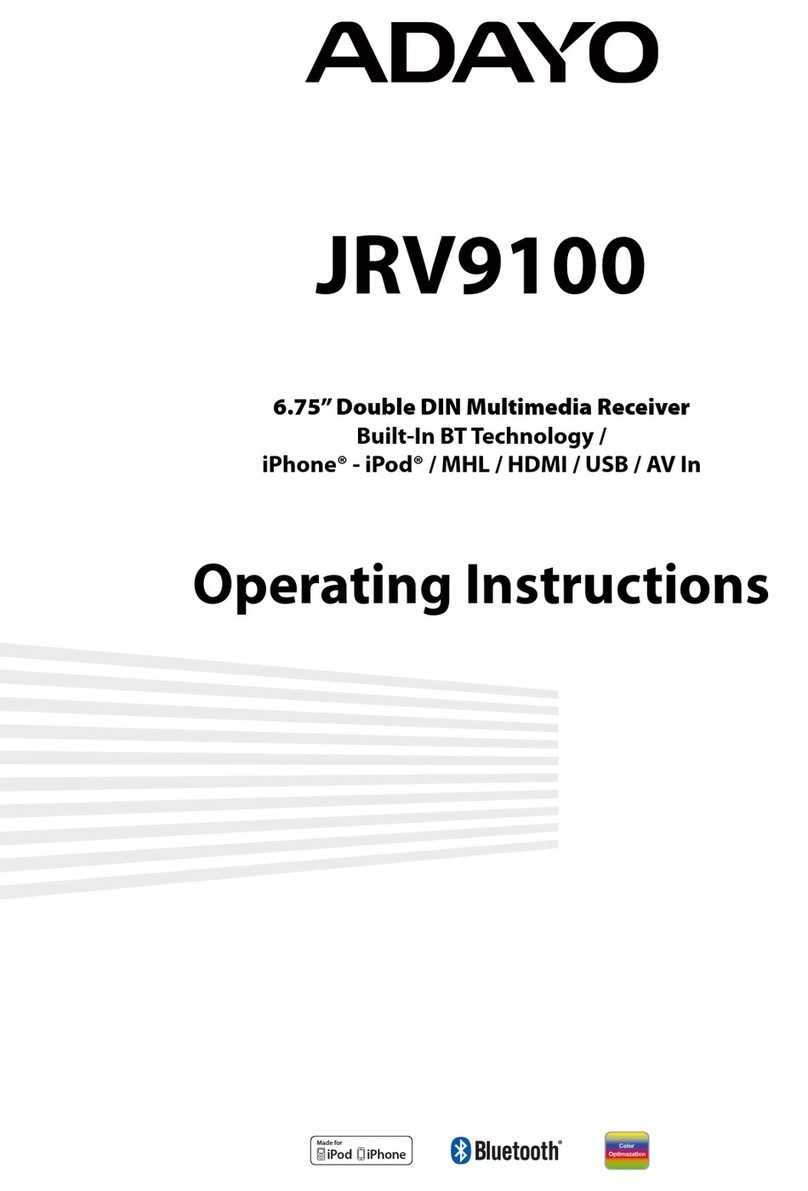 Adayo JRV9100 operating instructions