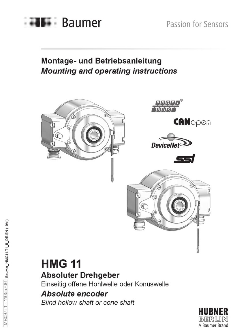 Baumer Hubner Berlin HMG 11 Service manual