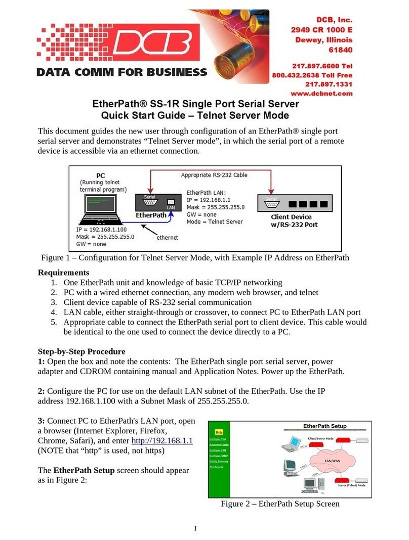 DSB EtherPath SS-1R quick start guide