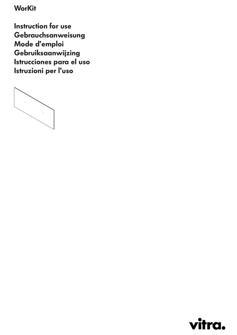 VITRA WorKit Instructions for use