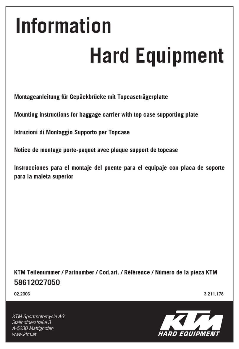 KTM 58612027050 Mounting instructions