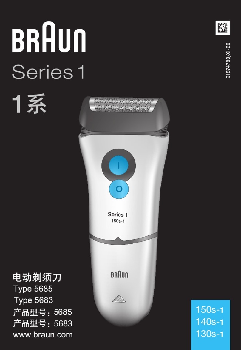 Braun Series 1 User manual