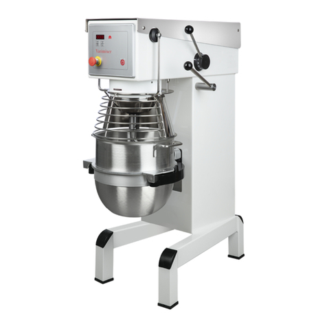Middleby Varimixer V Series operating instructions