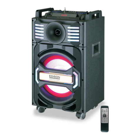 EDISON Professional DJ 8020 user manual