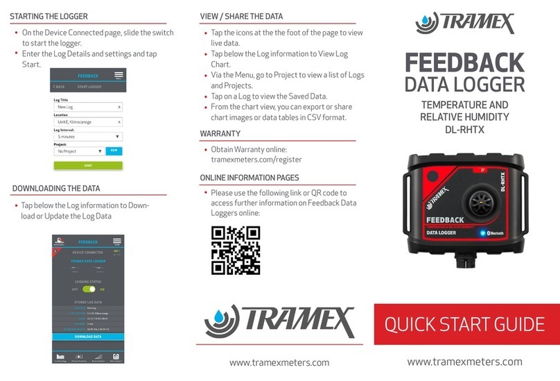 TRAMEX DL-RHTX quick start guide